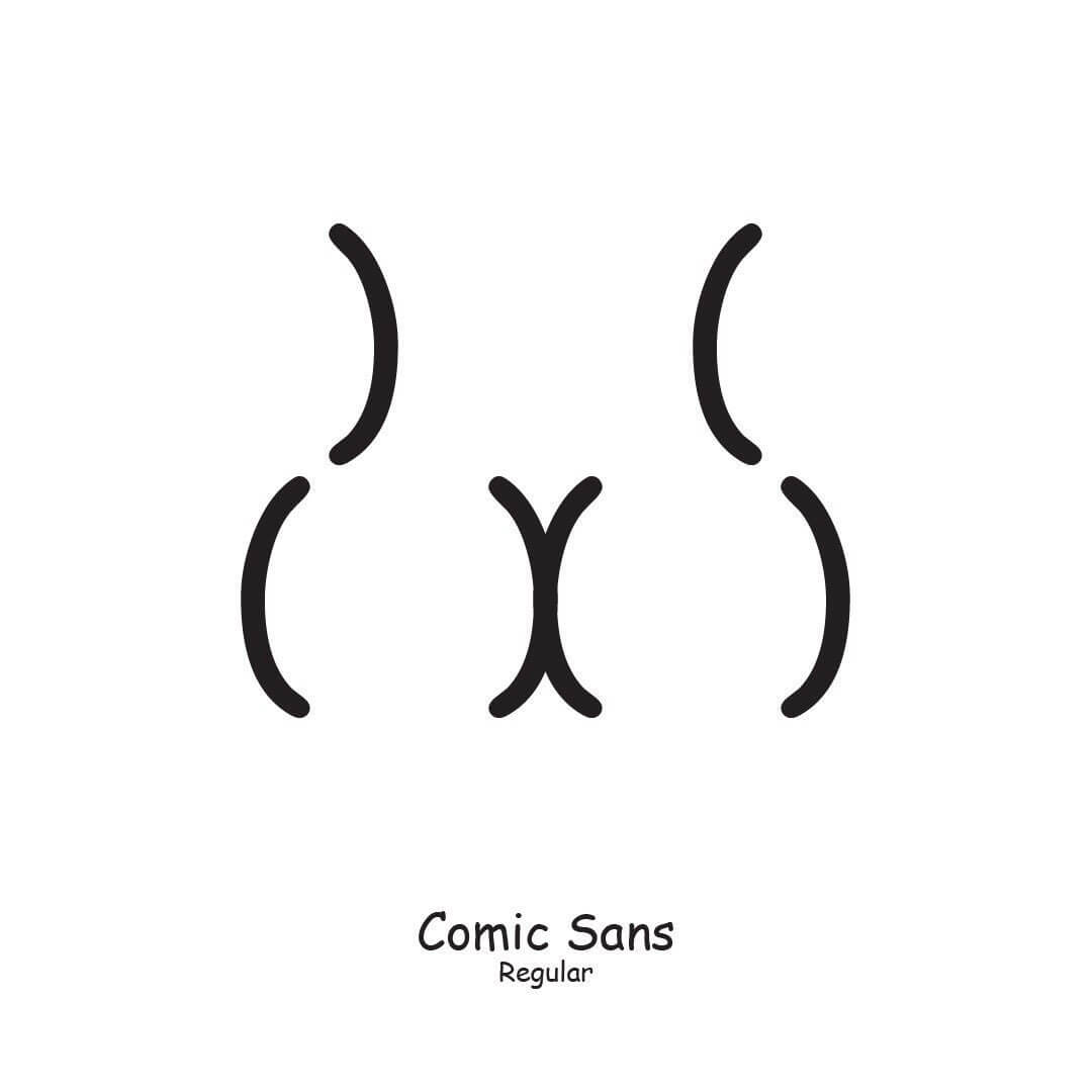 butt hertz comic sans