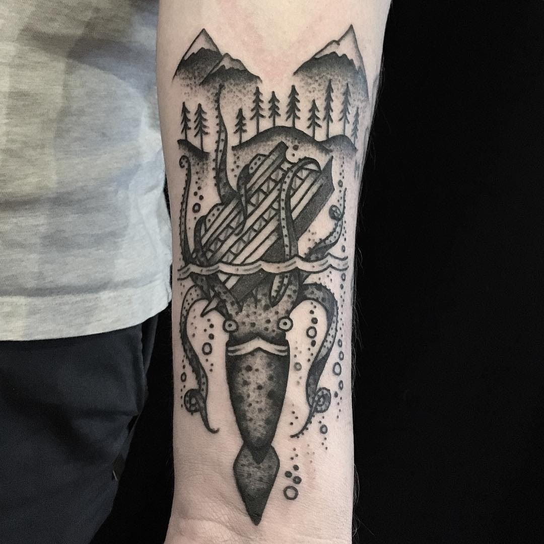 calamar tattoo kayler martz oldschool