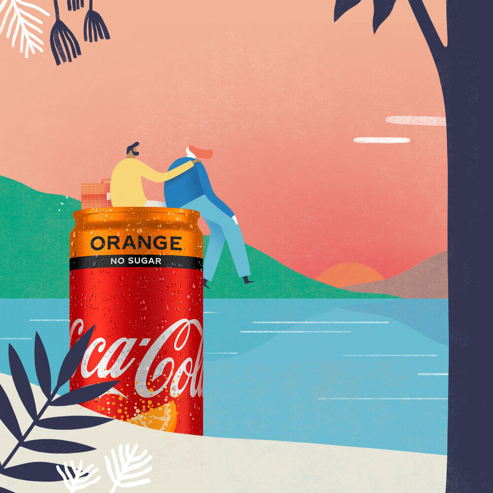 coca cola de naranja por mark conlan