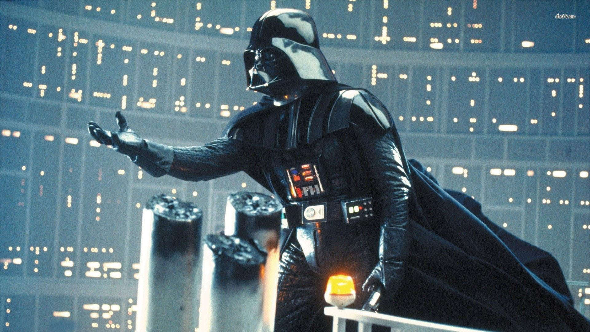 darth vader en pelea en el imperio contraataca