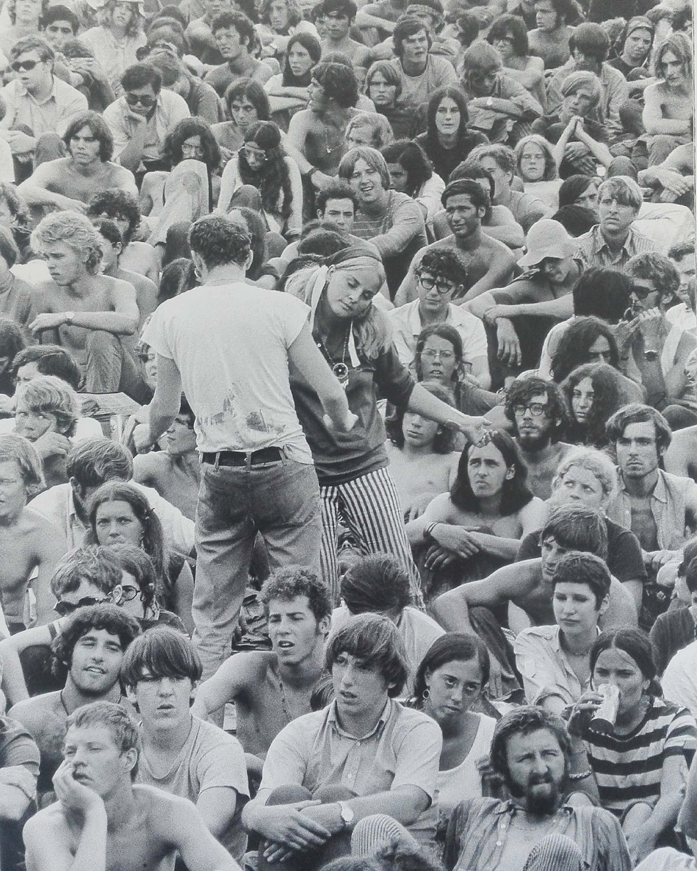 Todo parecía que flotaba en woodstock 69