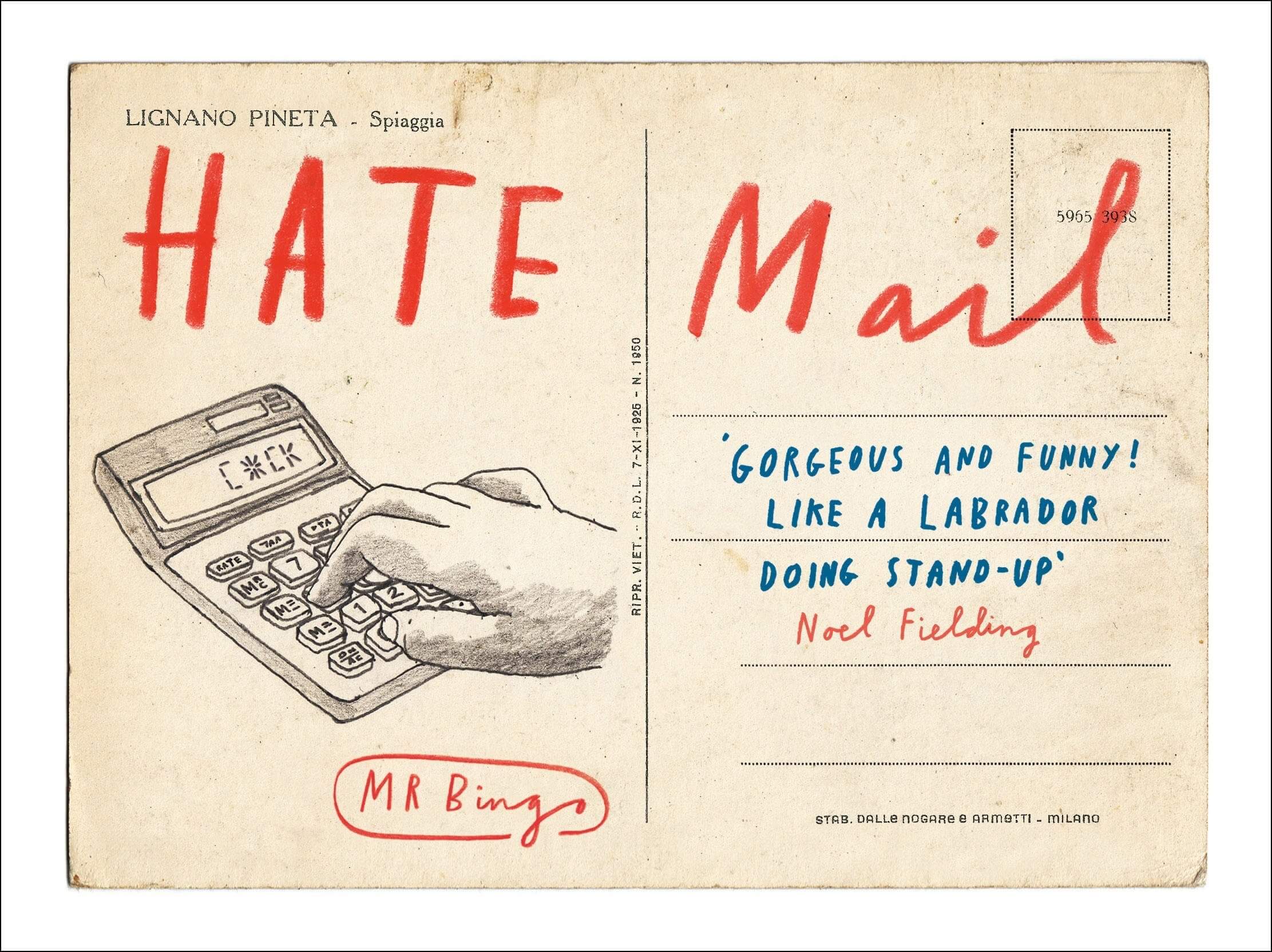 Hate Mail el proyecto de postales por correo de Mr Bingo