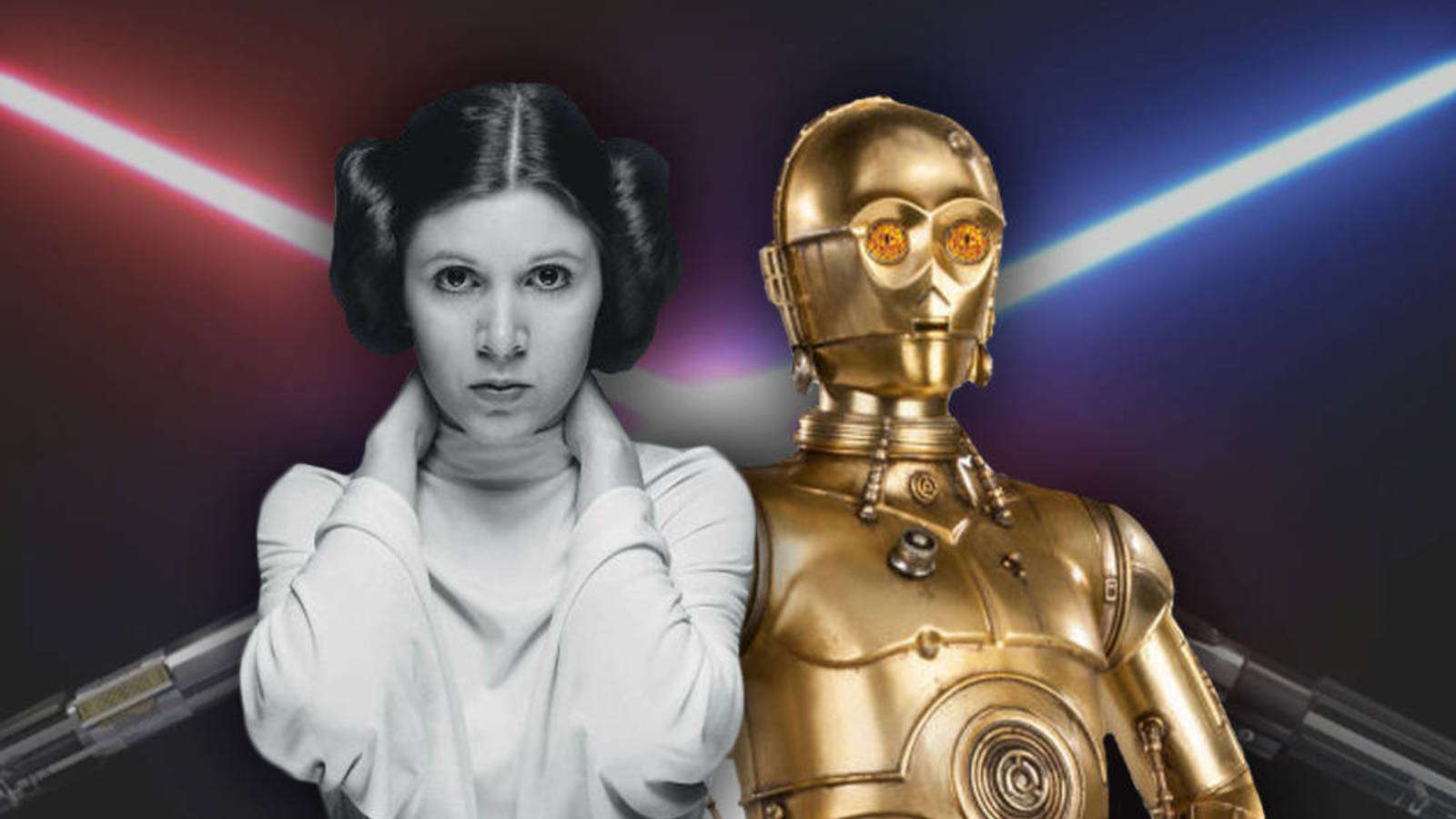 leia con c3po