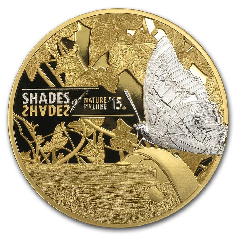 monedas mariposas islas cook