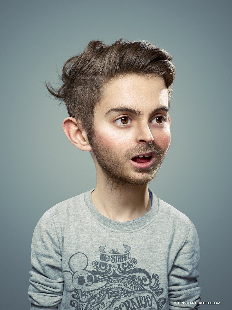 niño curioso Cristian Girotto