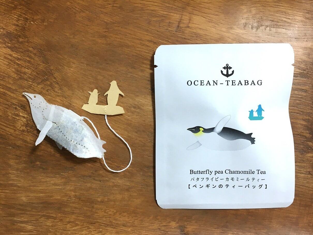 ocean tea bag pinguino