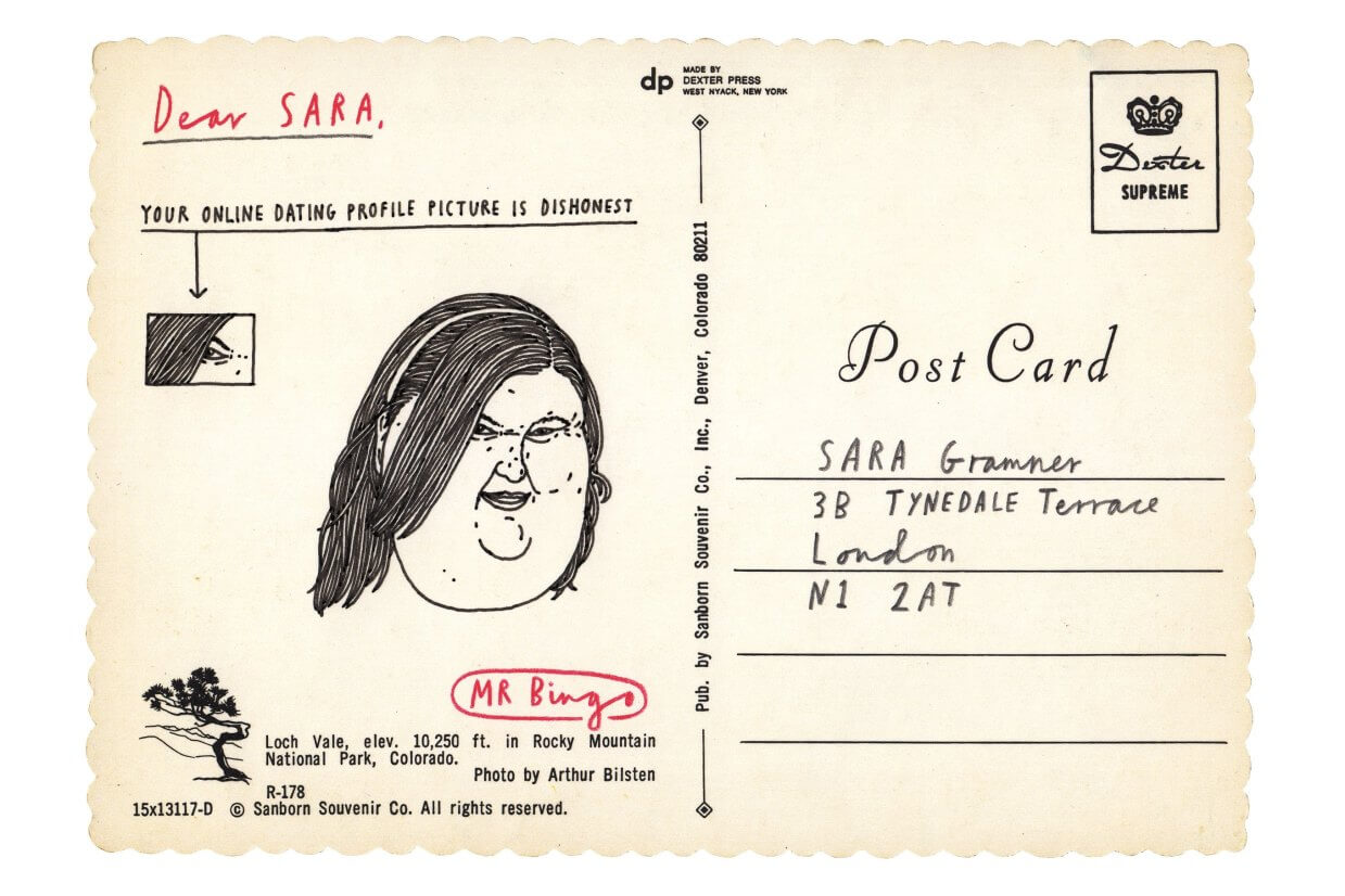 ironic Mr. Bingo en Postales por correo