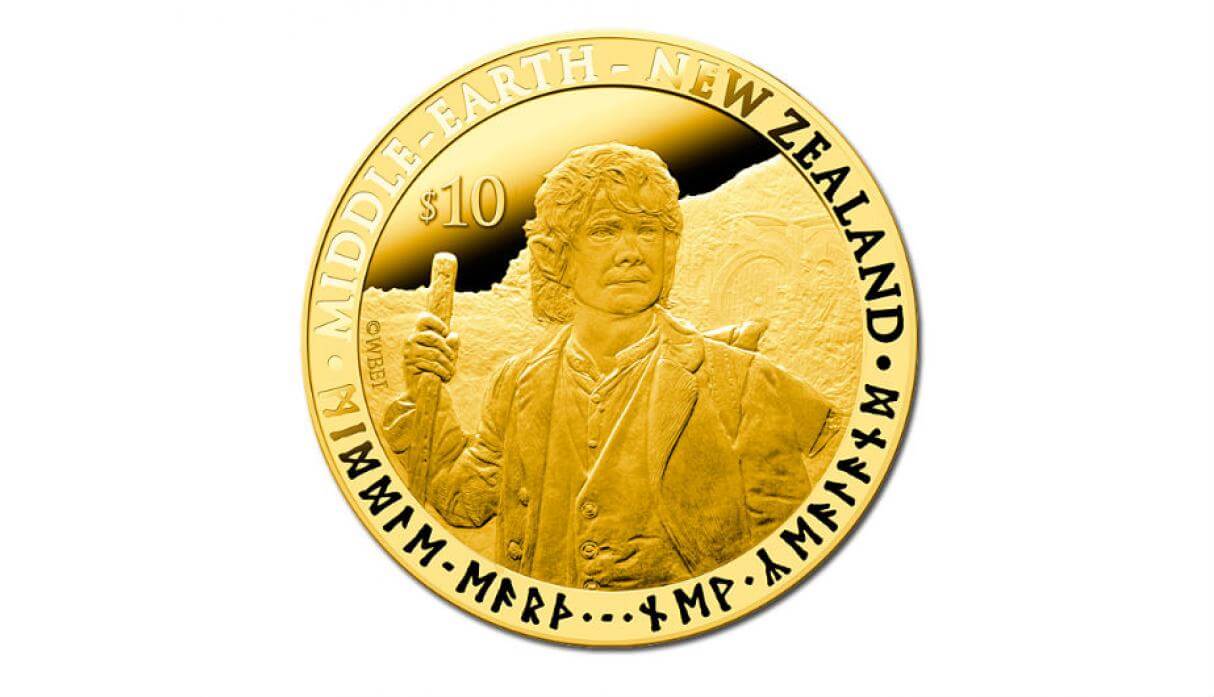 señor de los anillos moneda nueva zelanda