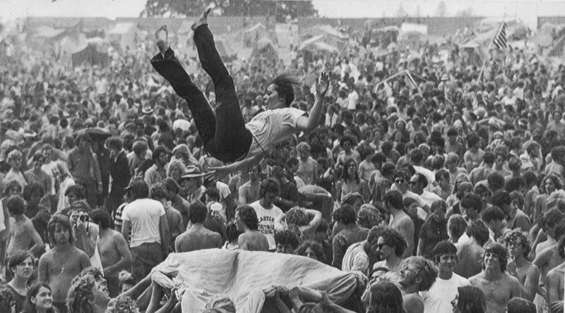 la felicidad. Woodstock