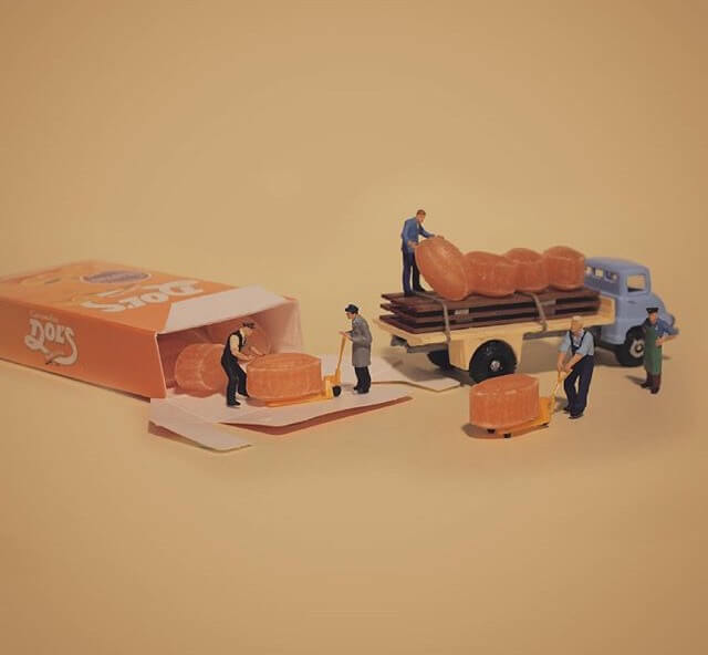 un dulce trabajo a partir de una inmensa idea de miniaturas