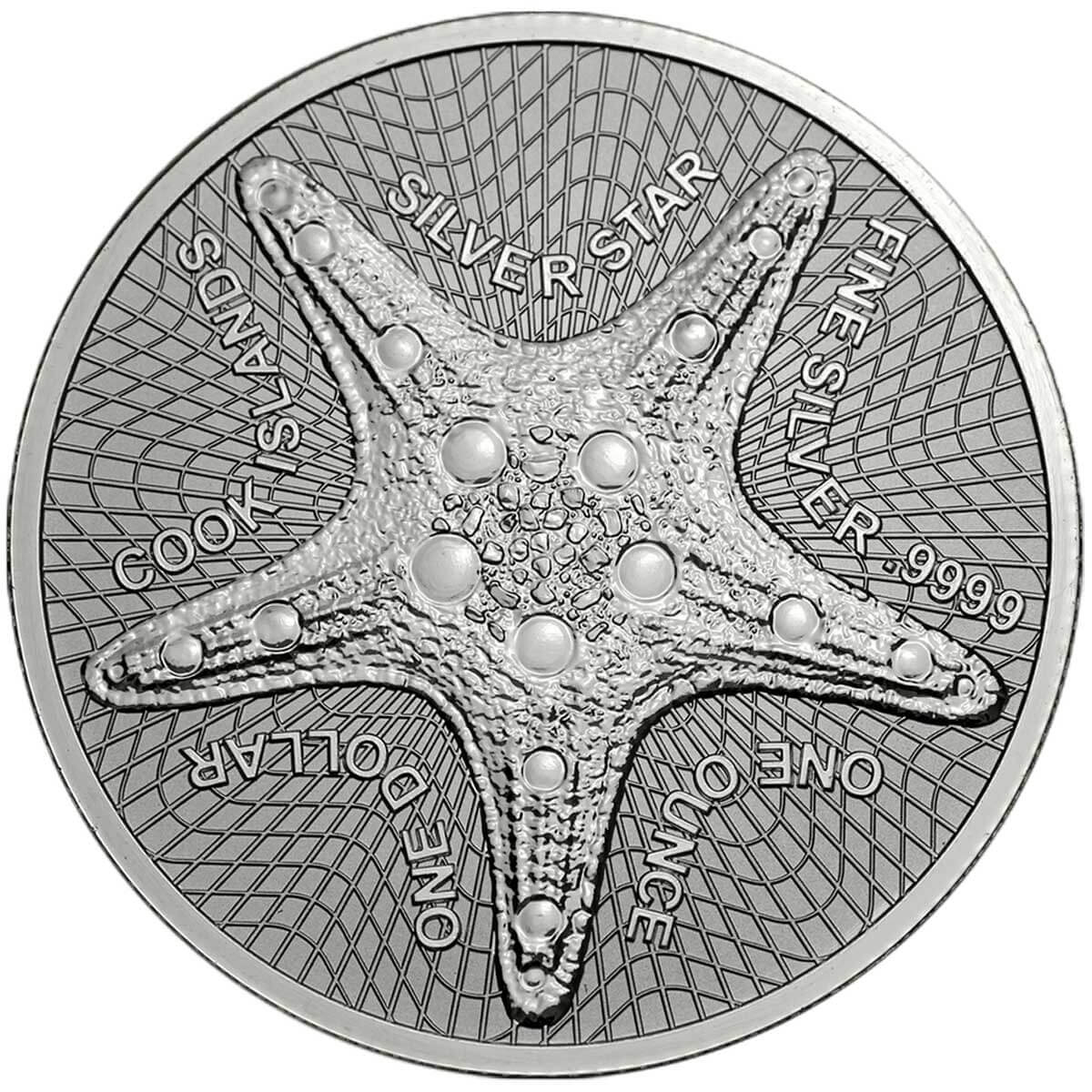 moneda estrella de mar islas cook