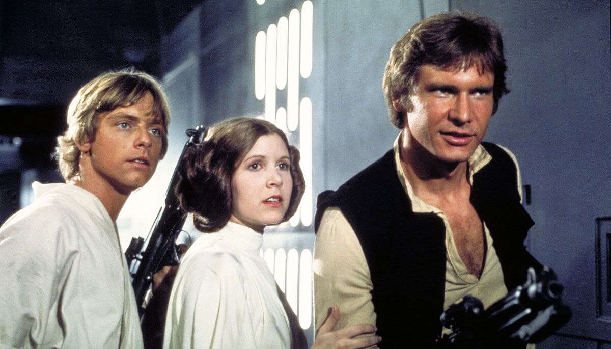 star wars escena primera película 1977