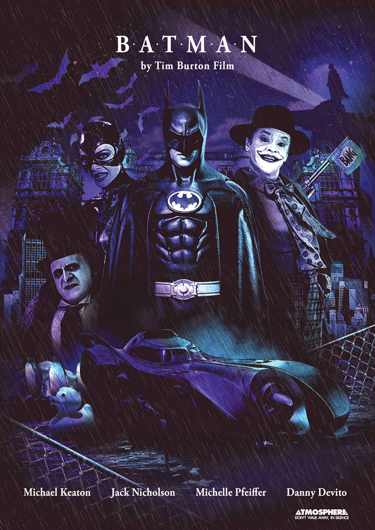 poster tim burton batman
