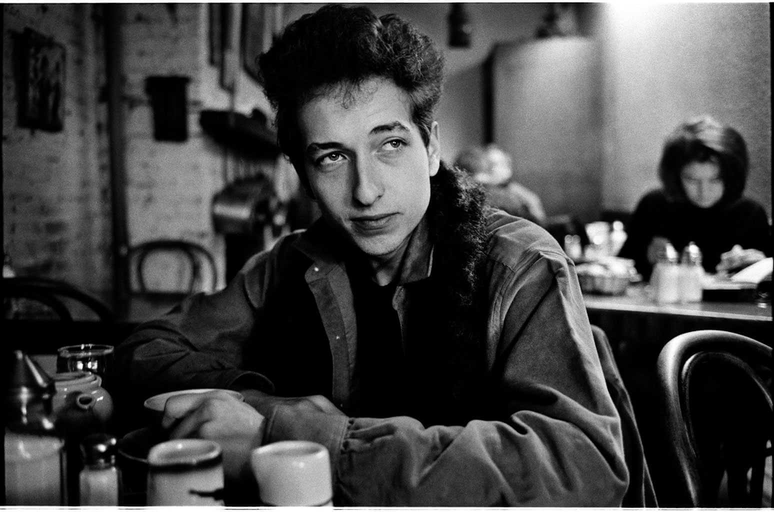 Bob Dylan fotografiado por JIm Marshall