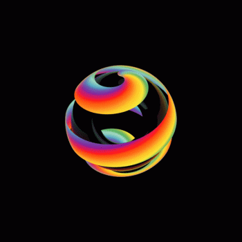 esfera girando en gifs animados