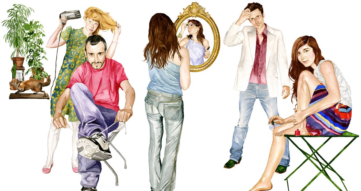 moda y acuarela Alexandra Compain Tissier
