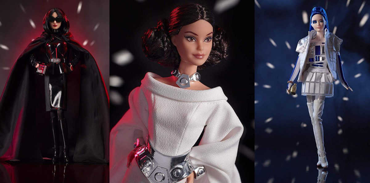 Todos los modelos de star wars barbie