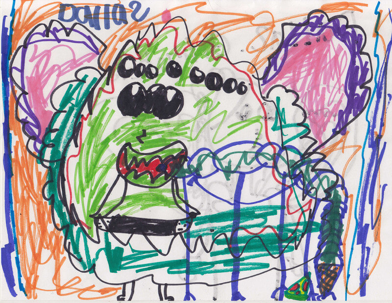 THE PROJECT MONSTER DIBUJO MONSTRUO DIBUJADO POR UN NIÑO