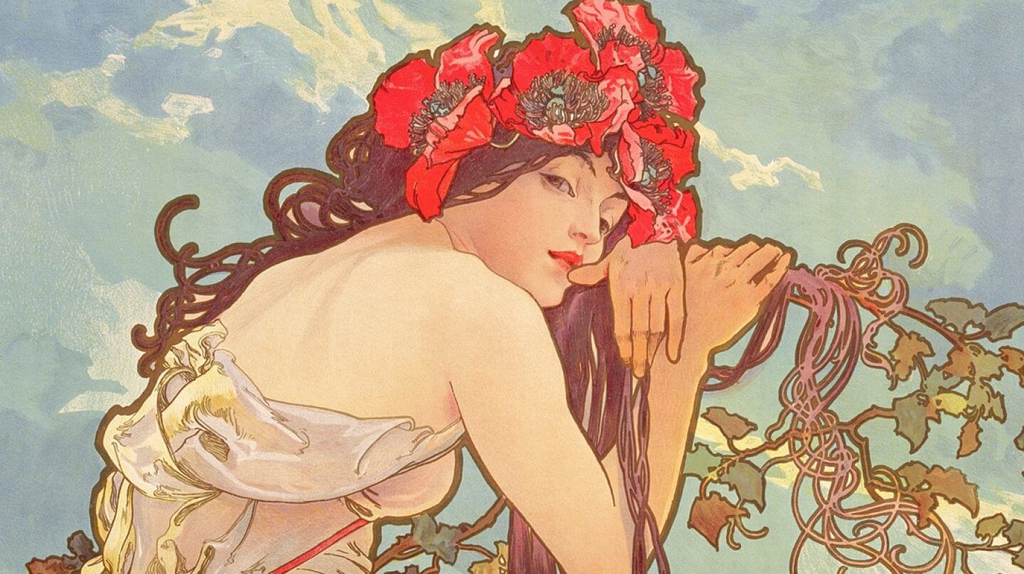 erotismo del art nouveau musas