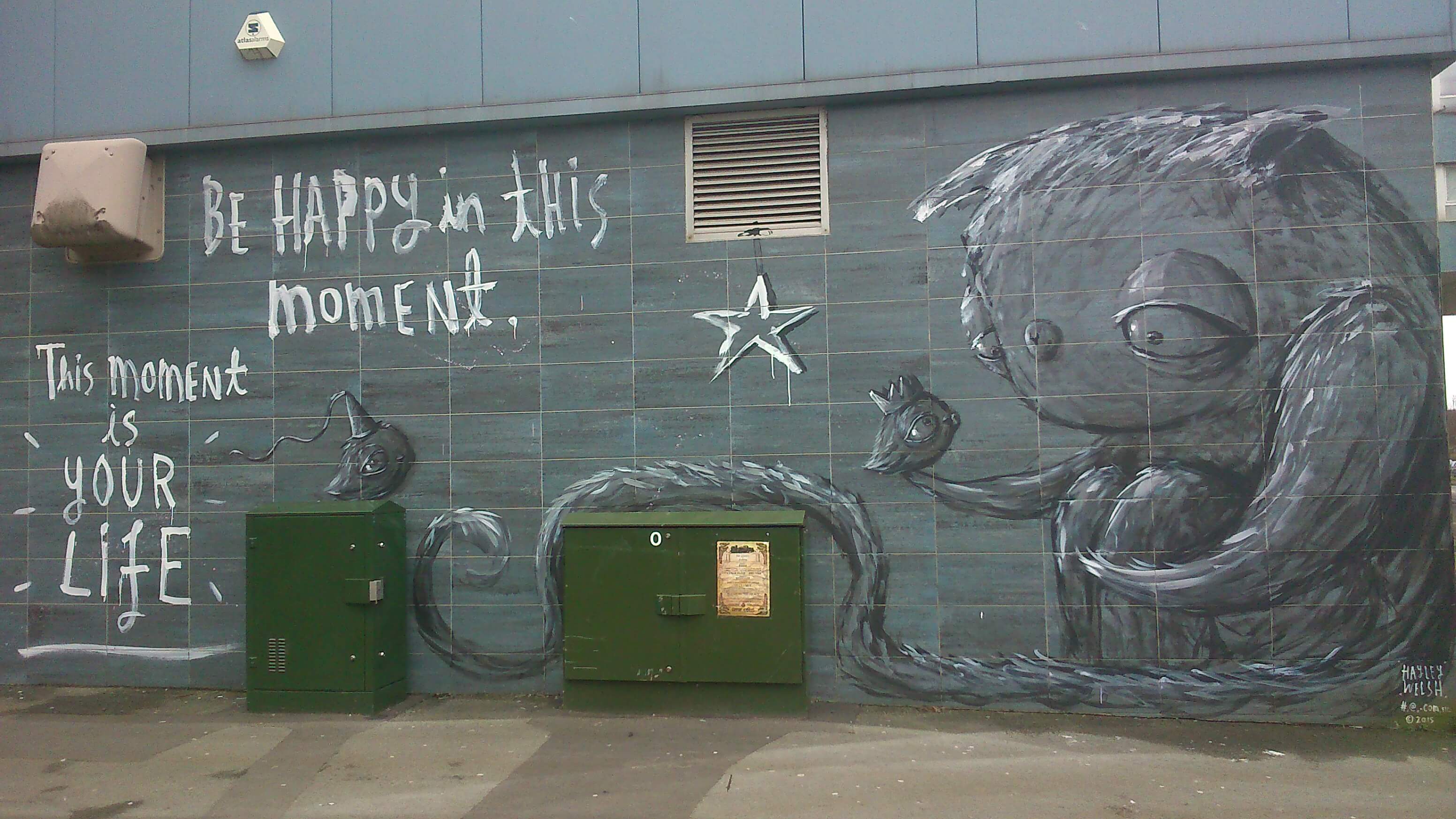 happy in this moment quotes art hayley welsh