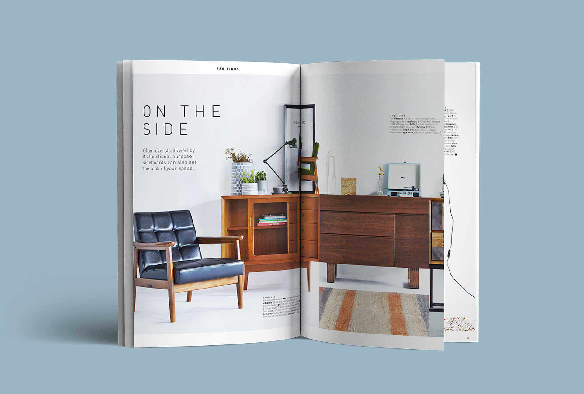 Mockup de revista gratis de pie