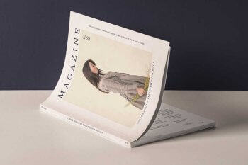 Mockup gratis de Cubierta de revista