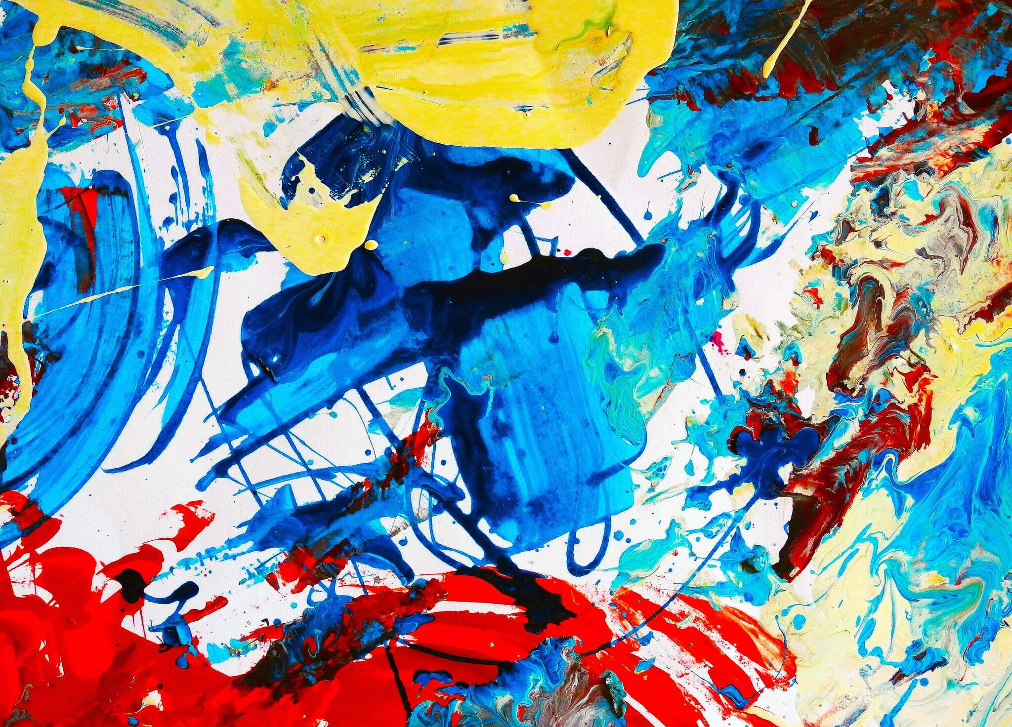 manchas como eje de la corriente artistica del expresionismo abstracto