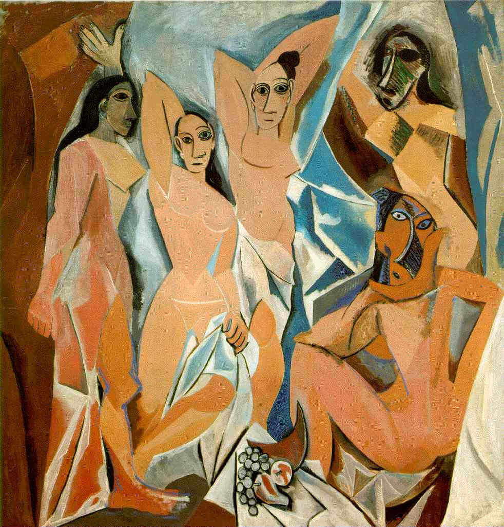 Señoritas de avignon de Pablo Picasso
