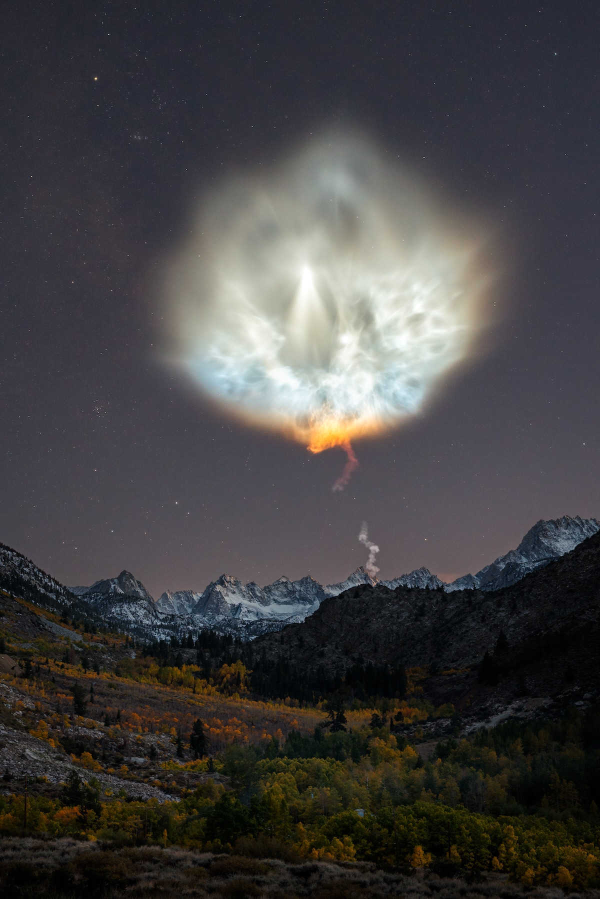 Fotografías astronómica Flower Power por Brandon Yoshizawa (Estados Unidos)