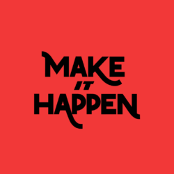 lettering red