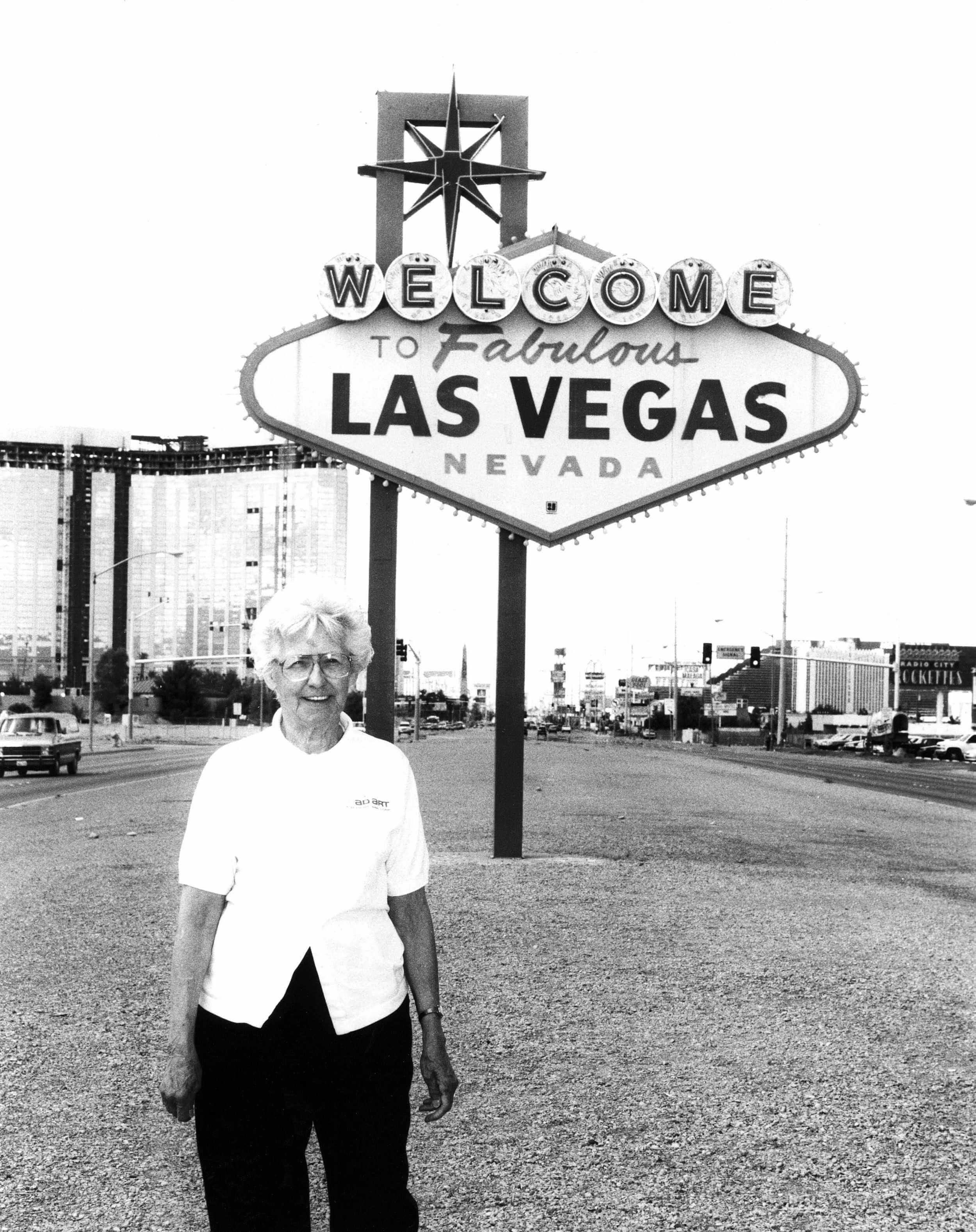 Betty willis creadora del cartel de Welcome to fabulous las vegas