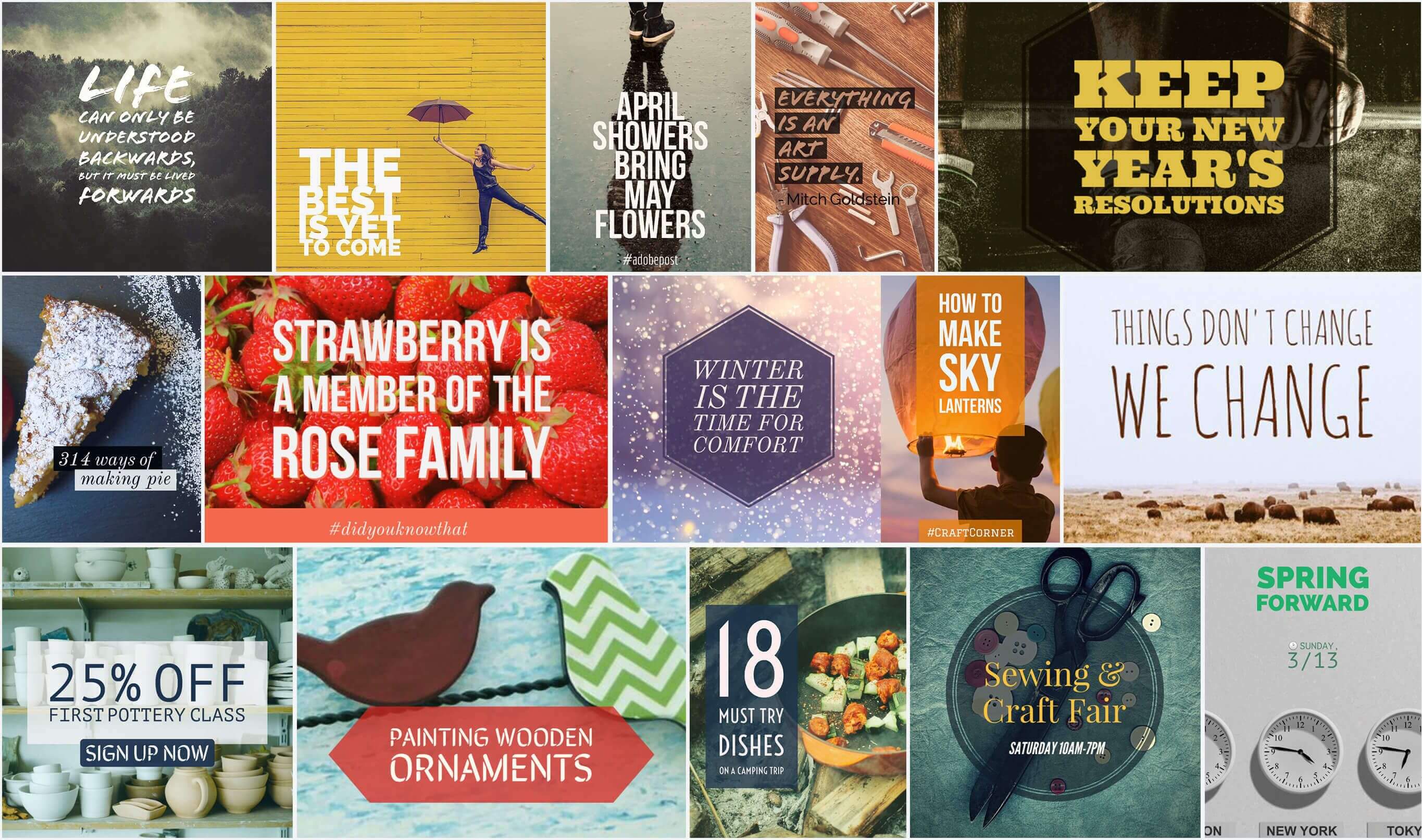 collage de imagenes spark post