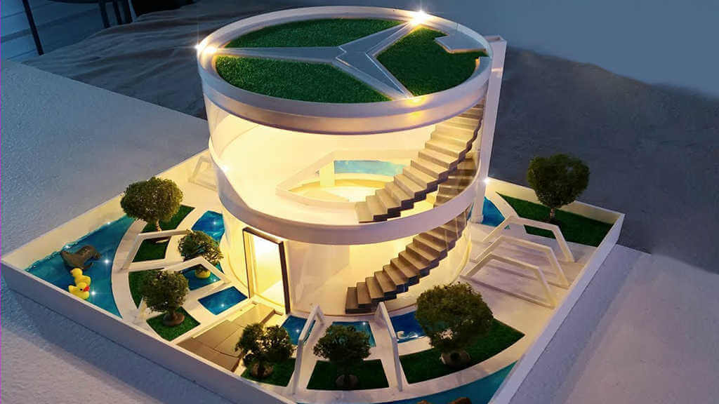arquitectura, Jaula de lujo para hámsters