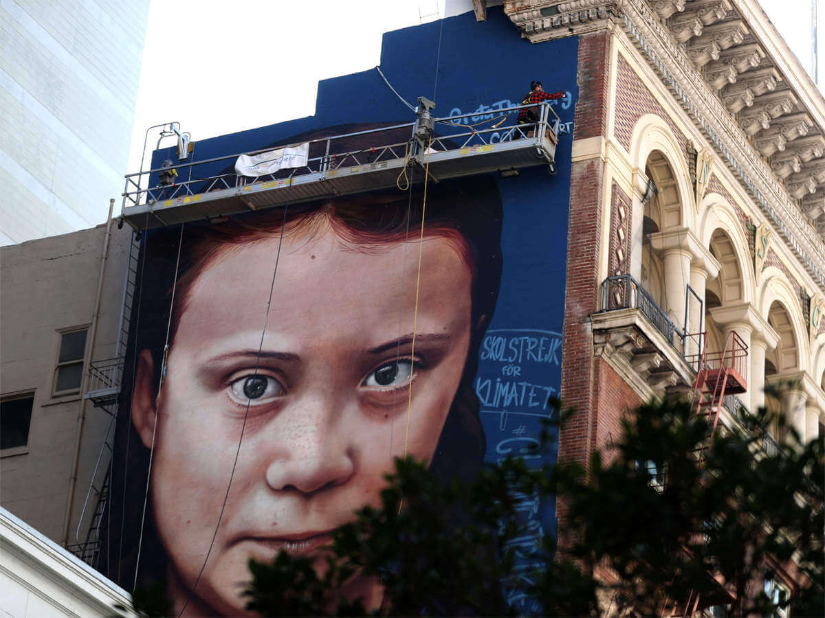Mural de Greta en San Francisco