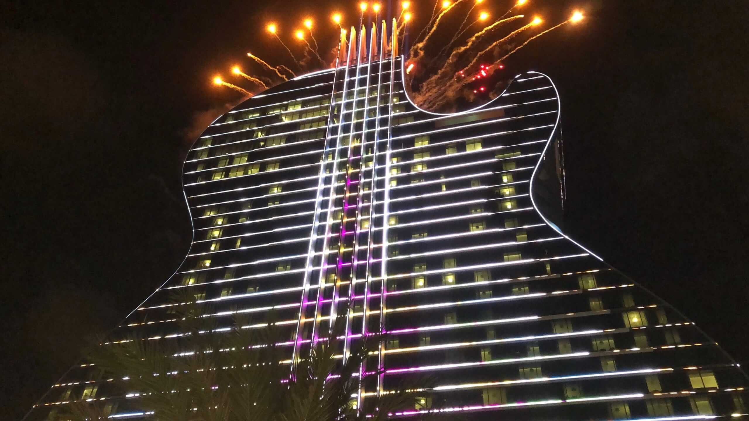 NAUGURACION GUITAR HOTEL HARD ROCK