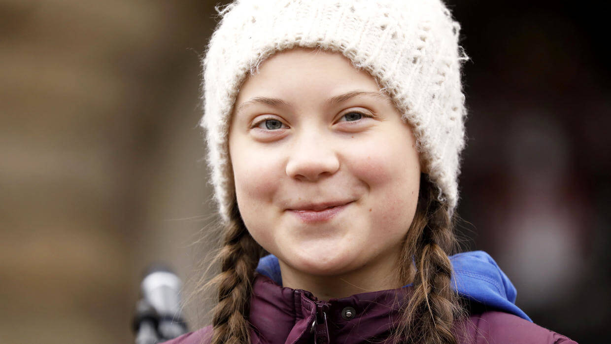 Fotografía de Greta thunberg 