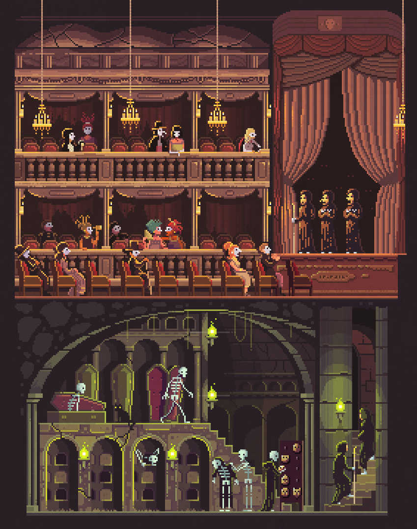 Opera en pixel art de octavi navarro