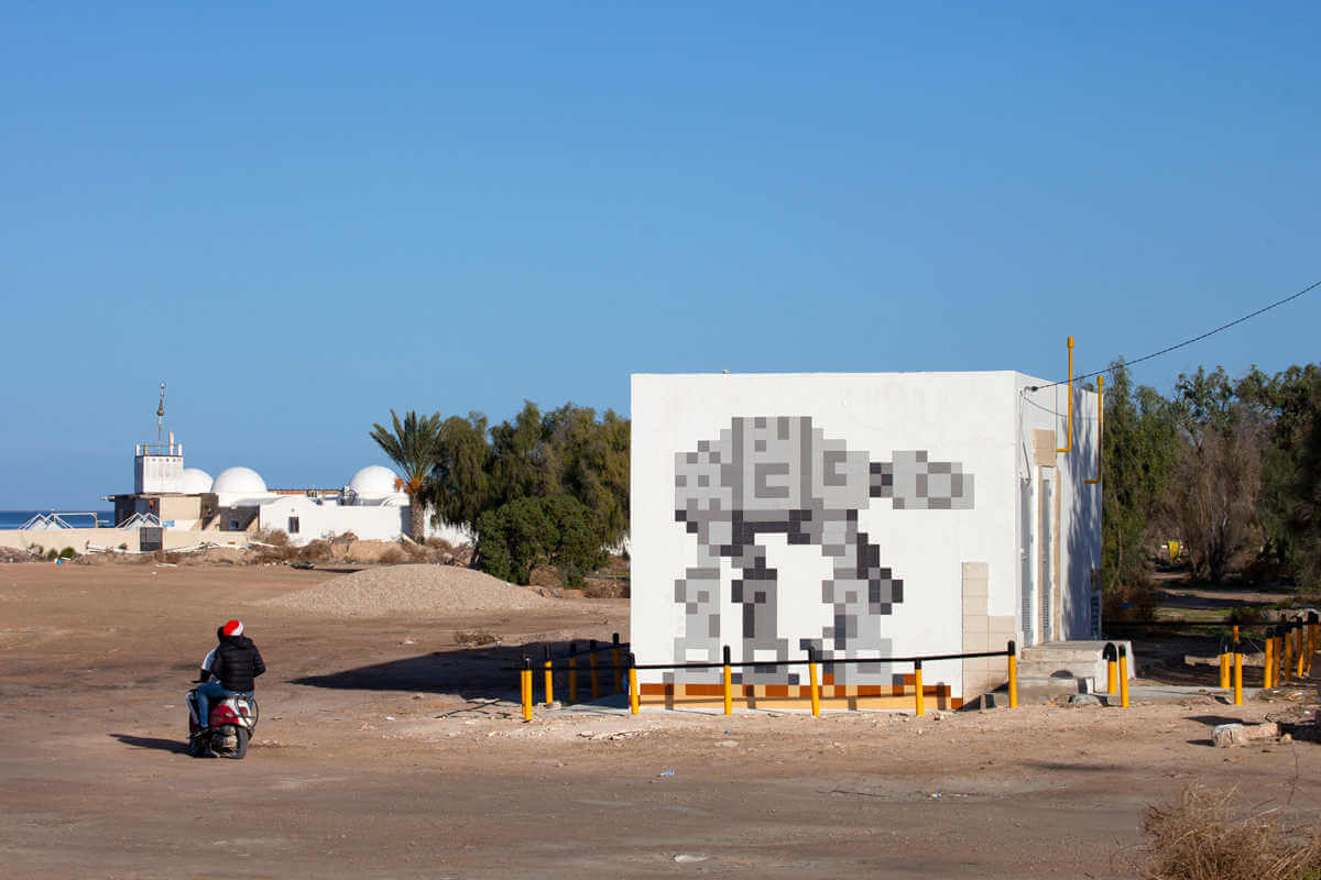 AT-AT mosaico de Invader