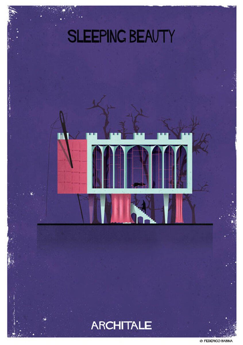 arquitectura onírica casa bella durmiente