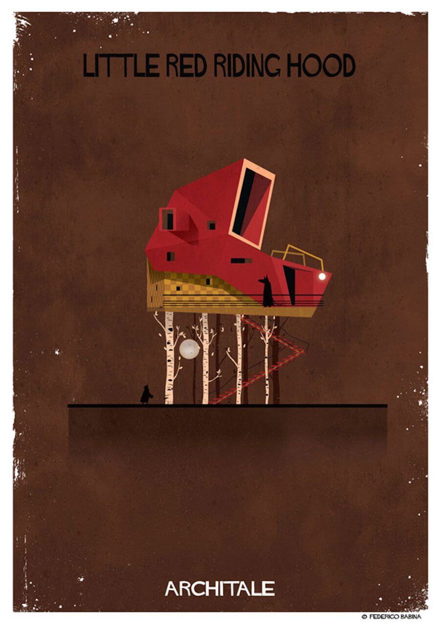arquitectura onírica casa caperucita roja