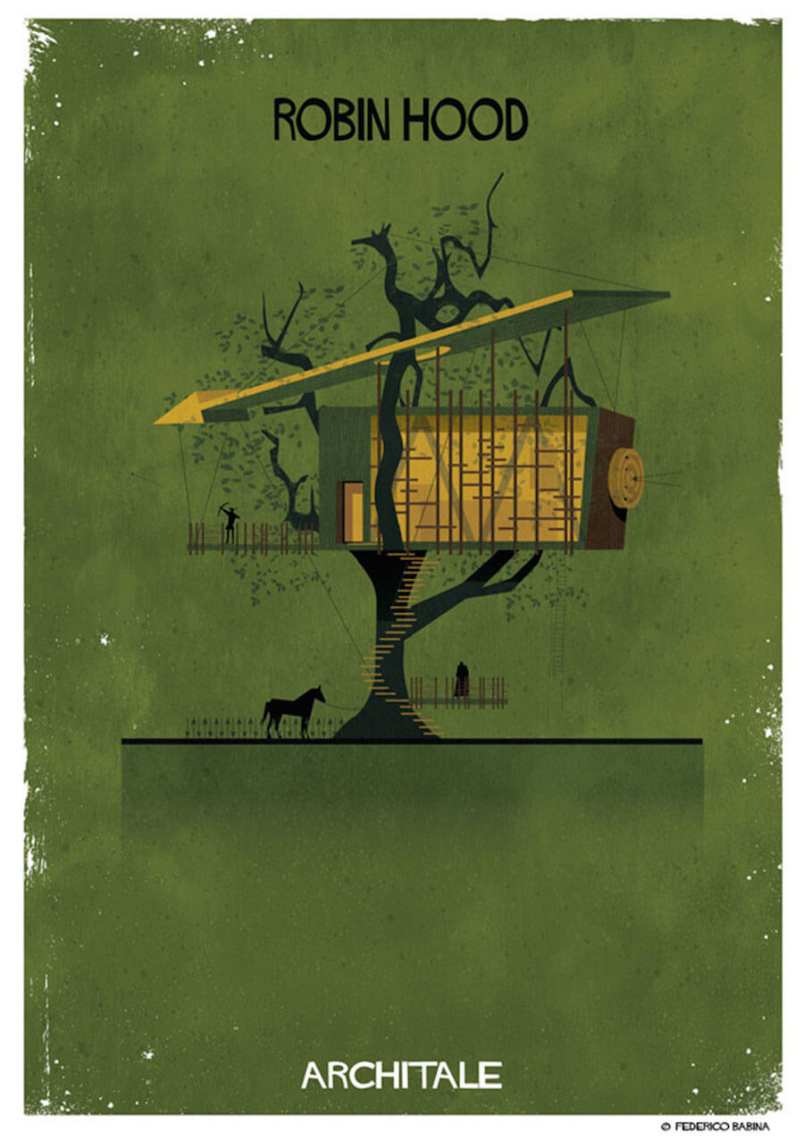 arquitectura onírica casa robin hood