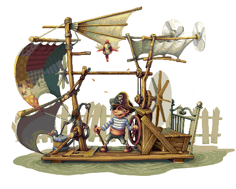 Barco pirata pixel art