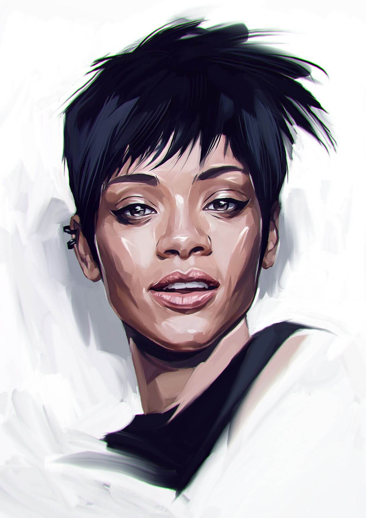 caricatura rihanna