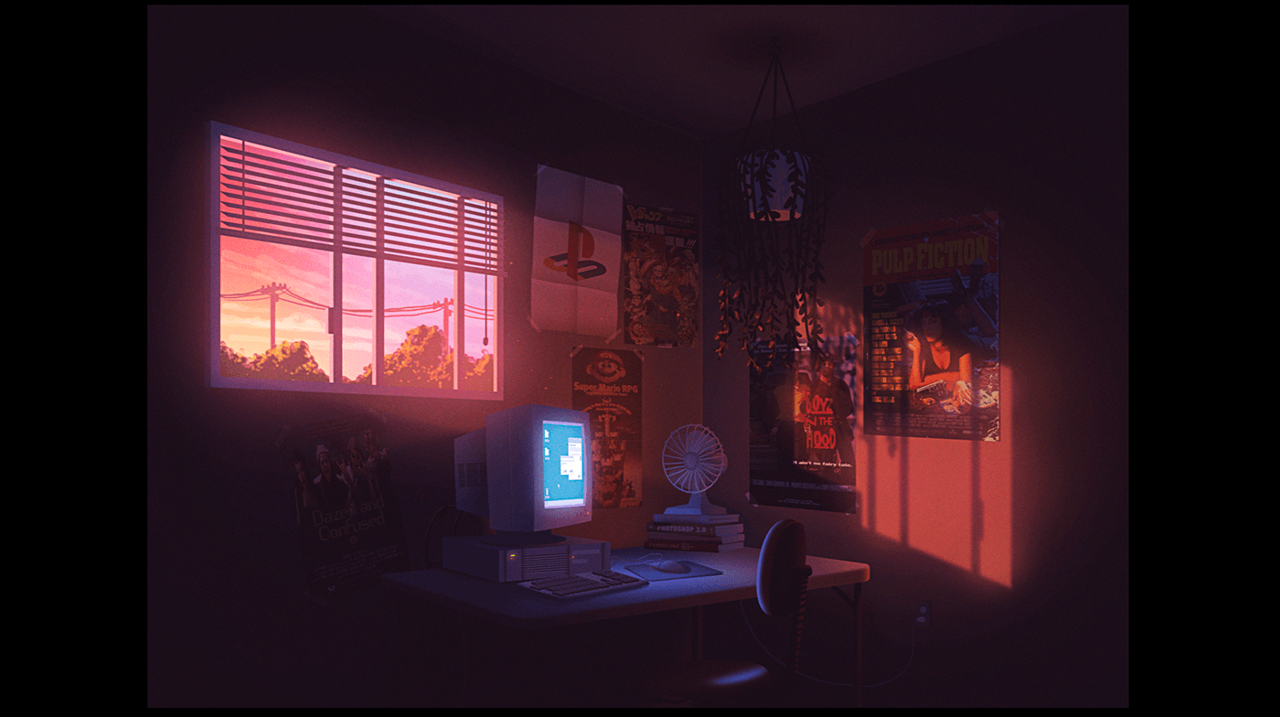 room digital art aaron campbell