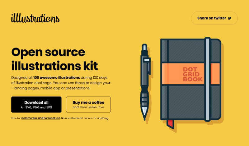 illustrations.co portada de la web
