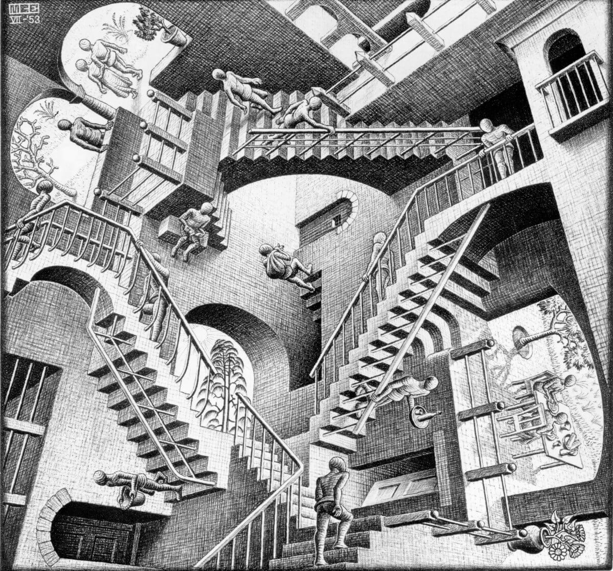 MC ESCHER IMAGENES IMPOSIBLES