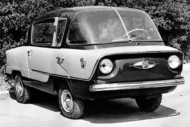 coche NAMI-050 “Belka” (‘squirrel’) (1955) primer monovolumen sovietico