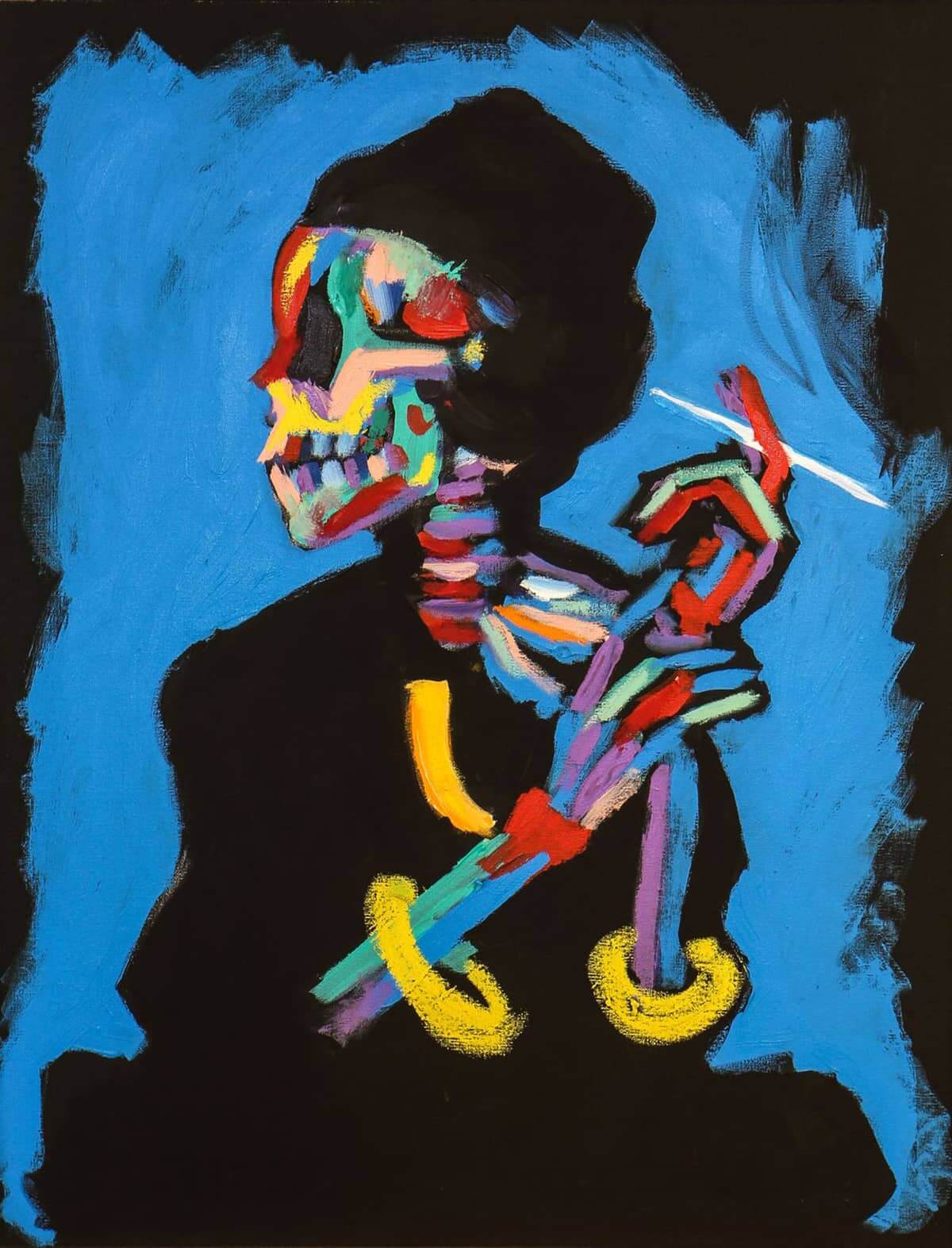Diana Vreeland pintura de Bradley theodore