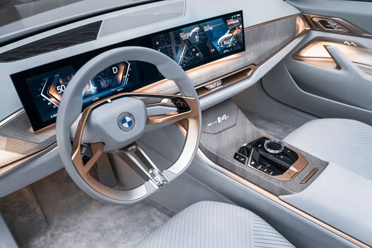 logotipo de bmw en coche 3d
