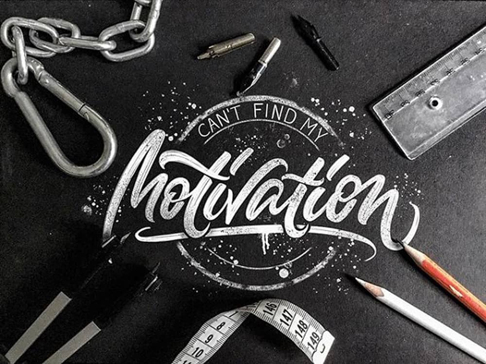 Motivation lettering por Albi Letters